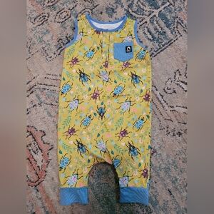 Rags To Raches 2T Bug Beetle Print Romper Bodysuit Outfit